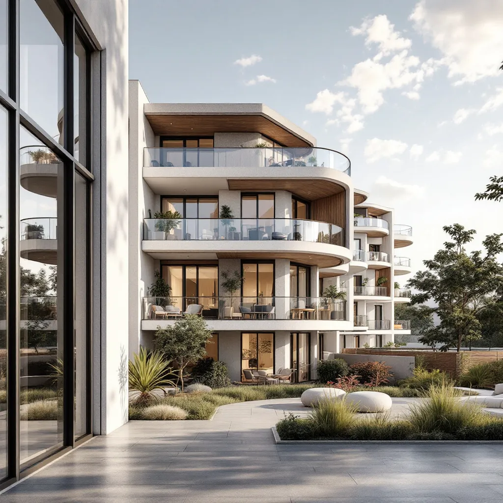 Vue aérienne de programmes immobiliers neufs en France